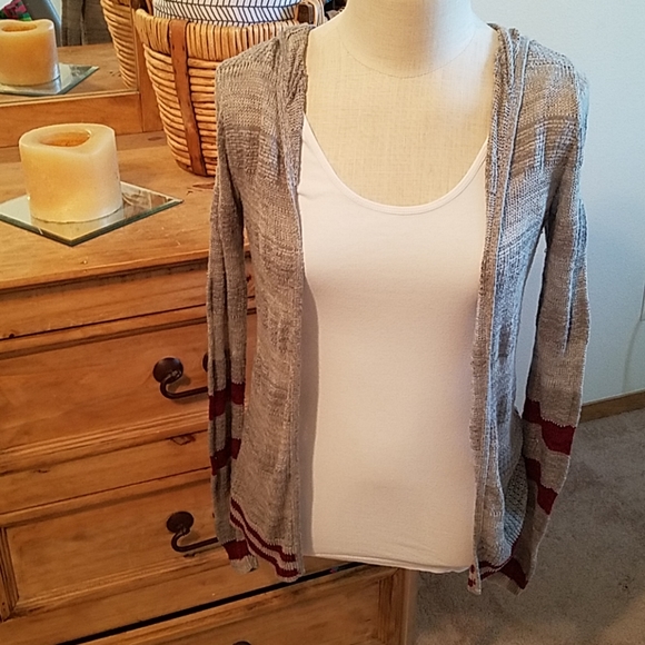 Maurices Sweaters - MAURICES HOODED CARDIGAN